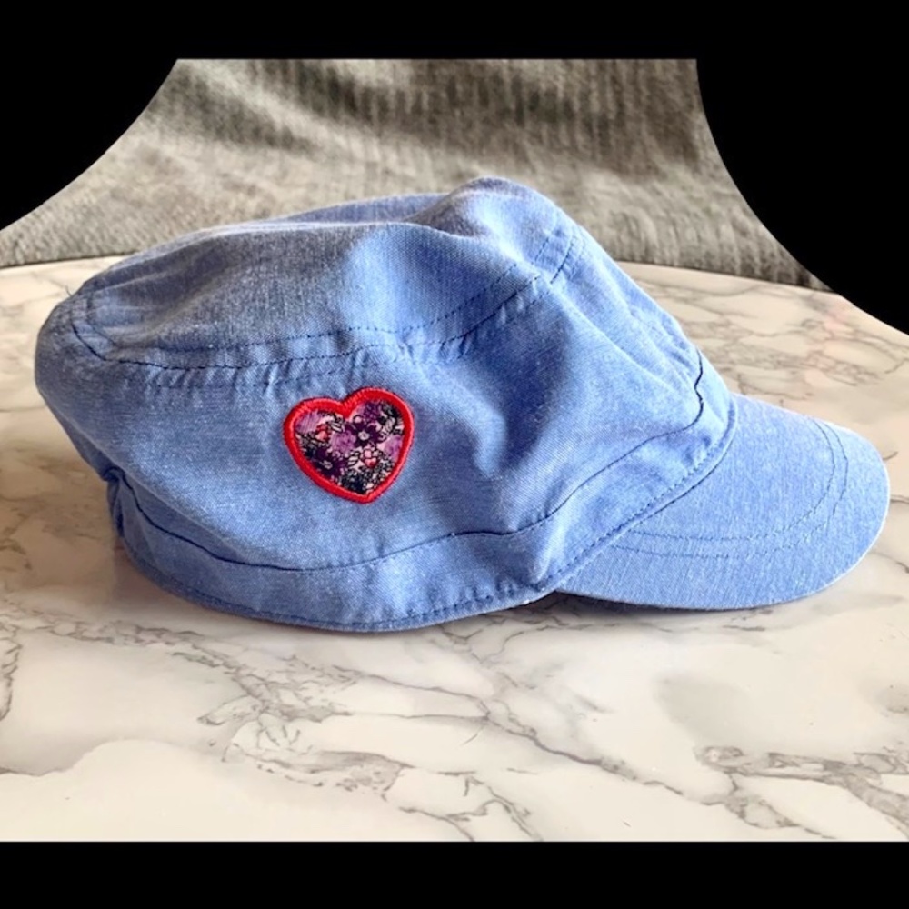 JOE FRESH Girls Flat Top Cadet Style Hat (Size l/xl-g/tg)